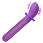 G-Spot Flexible Silicone Vibrator - Purple - Image 3