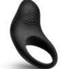 Vibrating Silicone Cock Ring - Black