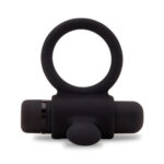 Nu Sensuelle Silicone Bullet Ring - Black - Image 2
