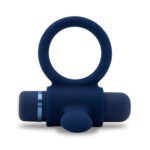 Nu Sensuelle Silicone Bullet Ring - Navy Blue - Image 2