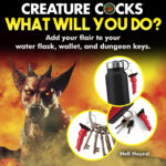 Hell Hound Keychain - Red - Image 5