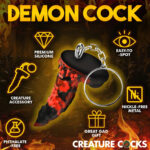 Fire Demon Keychain - Red-black - Image 3