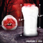 Snow She-Wolf Silicone Stroker - White - Image 3