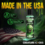 Creature Cum Green Water-Based Lubricant 4oz - Image 4