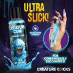 Creature Cum Blue Water-Based Lubricant 4oz - Image 2