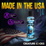 Creature Cum Blue Water-Based Lubricant 4oz - Image 3