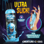Creature Cum Blue Water-Based Lubricant 8oz - Image 3
