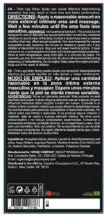 Time Lag Delay Spray for Him 10ml - Image 2