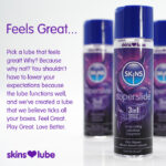 Skins Super Slide Silicone Based 3 in 1 Lubricant 4.4oz - Image 2