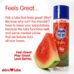 Skins Watermelon Water Based Lubricant 4.4 Fl Oz - Image 3