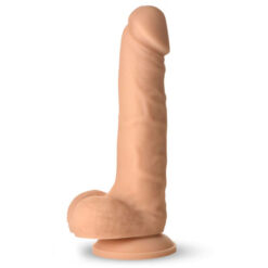 Easy Riders 7 Silicone Dildo With Balls - Light