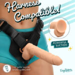 Easy Riders 7 Silicone Dildo With Balls - Light - Image 4