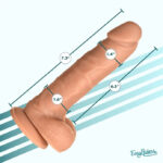 Easy Riders 7 Silicone Dildo With Balls - Medium - Image 3