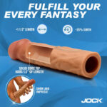 Jock 1.5 Silicone Penis Extension Sleeve - Medium - Image 3