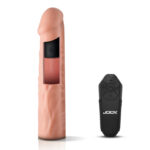 Jock Vibrating Penis Extension with Remote - Light