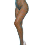 Pantyhose Fence Net - Os - Neon Blue