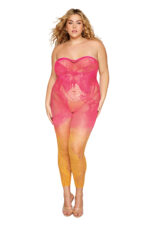 Versatile Bodystocking - Queen Size - Watermelon-mimosa