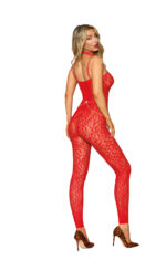 Bodystocking and Harness Dmnd - One Size - Red - Image 2