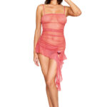 Chemise and G-String - One Size - Watermelon