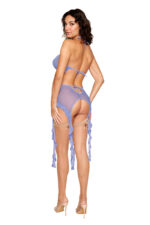Bralette With Garter Belt and G-String - One Size - Lavender Haze - Image 2