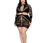 Chemise Dmnd - Queen Size - Black