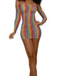 Rainbow Mini With Arm Warmers - Os - Rainbow