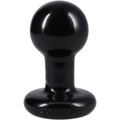 Round Butt Plug Small - Black