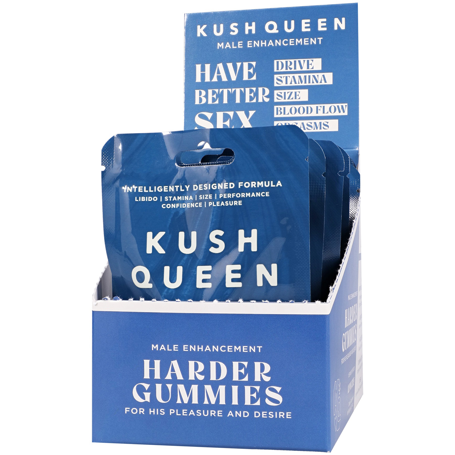 HODJ4552-31-BX.jpg Kush Queen Harder Gummies Male Enhancement 12 Pack Display 1 Per Pack - Image 1