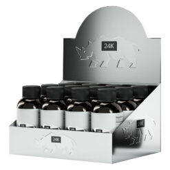 Rhino 24k - Liquid Shots 2oz Bottles - 12 Pack Display