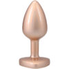 Booty Bling Metal Heart Plug - Small - Gold