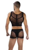 Fishnet Armor 2 Piece Set - Os - Black - Image 2