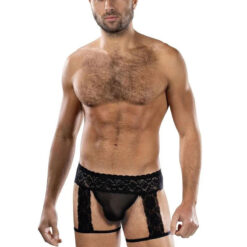 Midnight Stride Garters - Os - Black