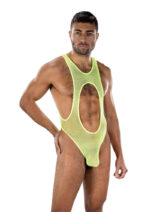 Envy Bare Sunshine Mesh Singlet Os - Yellow - Image 3