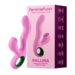 Pallina Triple-Action Rabbit Vibrator - Pink - Image 4