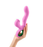 Pallina Triple-Action Rabbit Vibrator - Pink - Image 2
