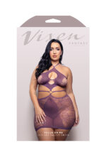 Focus on Me Cut-Out Halter Dress - Queen - Purple Wisteria - Image 3