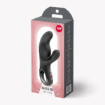 Miss Bi Rabbit Vibrator - Black - Image 2