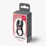 Nōs Classic Vibrating Cock Ring - Black - Image 2