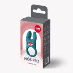 Nōs Classic Vibrating Cock Ring - Bottle Green - Image 2