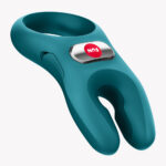 Nōs Classic Vibrating Cock Ring - Bottle Green - Image 5