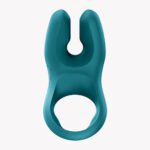 Nōs Classic Vibrating Cock Ring - Bottle Green - Image 3