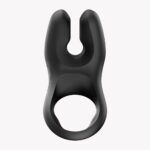 Nōs Classic Vibrating Cock Ring - Black - Image 4