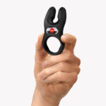 Nōs Classic Vibrating Cock Ring - Black - Image 7