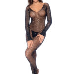 Celestial Sparkle Bodystocking - Os - Black-rhinestone