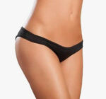 Flattering Mini Srunchy Panty - Medium-large - Black