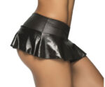 Wet Ruffle Skirt - Medium-large - Wet Black - Image 2