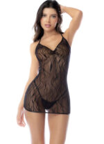 Babydoll and Matching Thong - Small-medium - Black