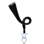 3 Horse Tail Glass Butt Plug