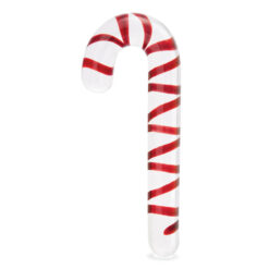 Candy Cane Dream 7.5 Glass Dildo