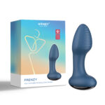 Frenzy App-Controlled Rotating Anal Vibrator - Blue - Image 2